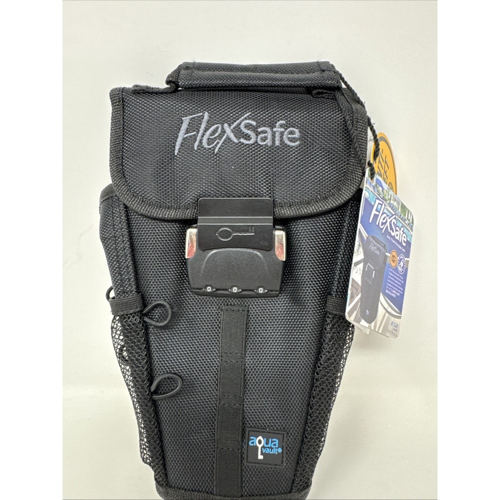 Aqua Vault FLEXSAFE Anti-Theft Portable Safe RFID Water‎ Slash Resistant New